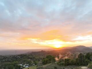 Atardecer en El Salvador Carrtera Panoramica