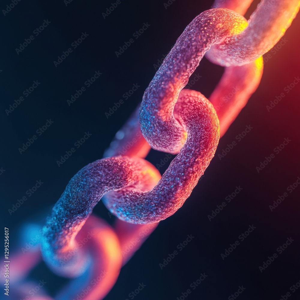 Poster Blockchain Fusion Hyper-Detailed Digital Network Visualization with Quantum Aesthetic - Next-Gen Cybersecurity and Decentralized Technology Concept