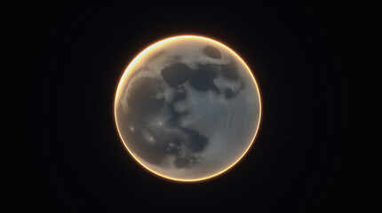 Gentle soft light, overhead bird's eye view, glowing lunar dust halo