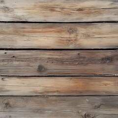 Obraz premium Rustic wooden planks with natural grain patterns and weathered texture