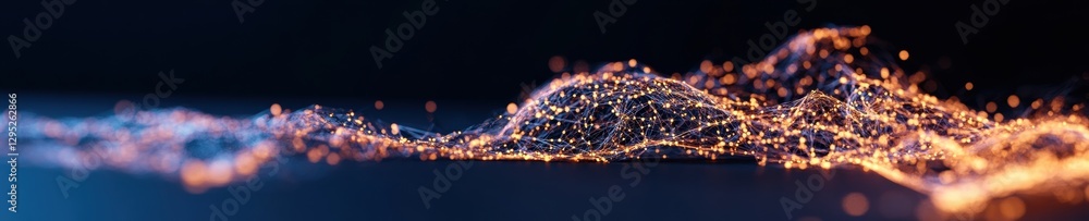 Aufkleber Futuristic Digital Security Graph Network Protection Interface with Neon Shield and Firewall Visualization - Cybersecurity Solutions for Modern Information Safety and Data Protection