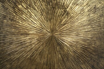 Golden Radiating Texture Art