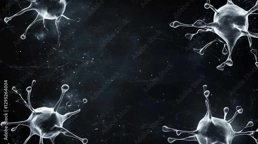 Aufkleber detailed microscopic visualization of interconnected neurons within the human brain's neural network