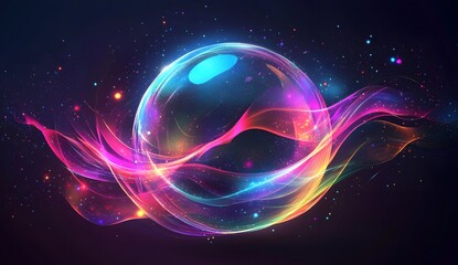 Cosmic Orb of Energy in Dark Space