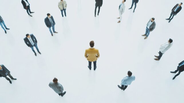 Executive departures with a departing CEO offering final advice to the team. Featuring mentorship and leadership