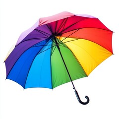 Colorful umbrella. Umbrella on white background