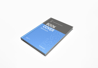 Stationery Flatlay Book Cover Mockup