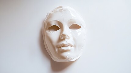 Face Mask in Soft Light
