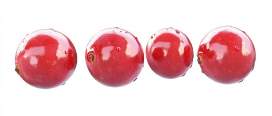 Fototapeta premium Fresh cranberry. cranberry on white background