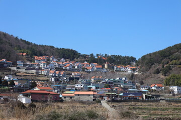 한국 남해 독일마을 풍경