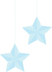Obraz premium 크리스마스 별장식 별모양 Christmas Star Decorations Star Shapes
