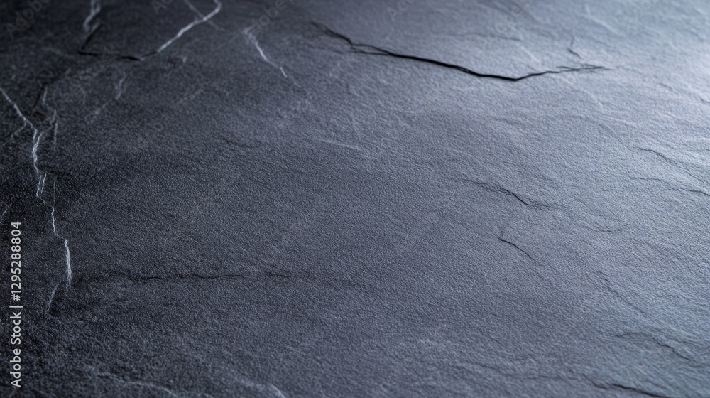 Poster close-up of a textured dark stone surface showcasing natural patterns and subtle variations