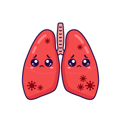 cute lungs organ