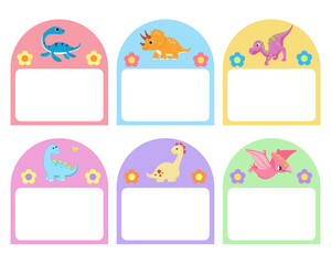 Name tags, name cards for kids, school name tags