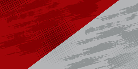 Abstract red and grey grunge texture dirty background design