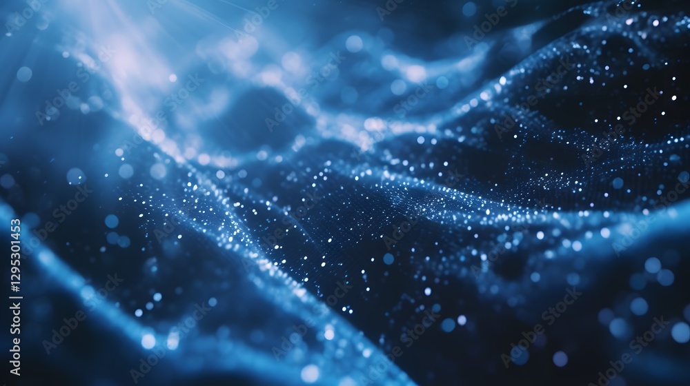 Poster 3d rendering of neural network brain with glowing data nodes and futuristic technology