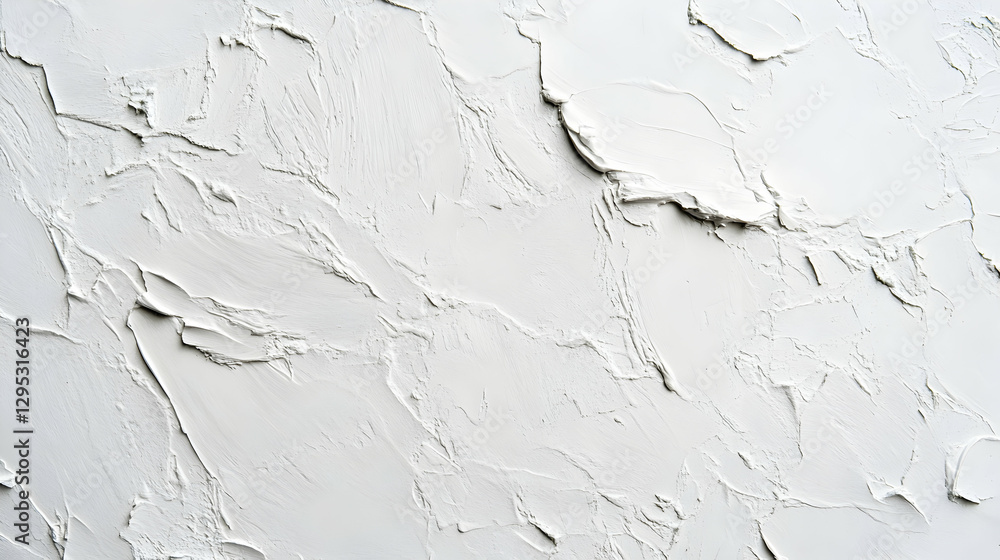 Poster abstract white textured background with visible brush strokes, ideal for adding depth and sophistica