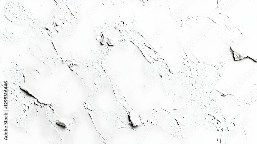 Poster abstract white textured surface, a close-up of thick paint strokes creating a dynamic and minimalist