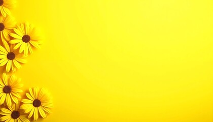 yellow flower background