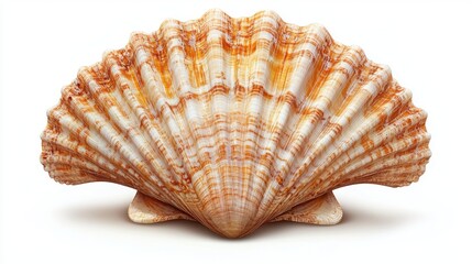 Obraz premium seashell isolated on transparent background catoon style