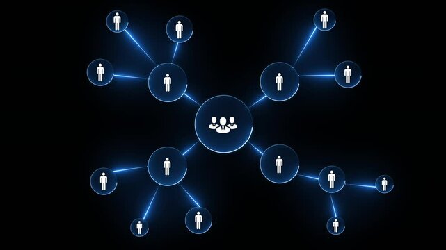 Stakeholders concept for business finance stakeholder investment management.  Business Relations concept, connections between stakeholders in the process of businesses. 
