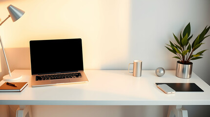 Fototapeta premium Minimalist & Clean Workspaces