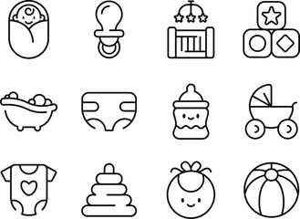 Cute Baby Icons