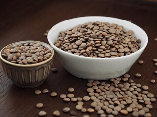 유기농 렌틸콩, 콩, 요리재료 