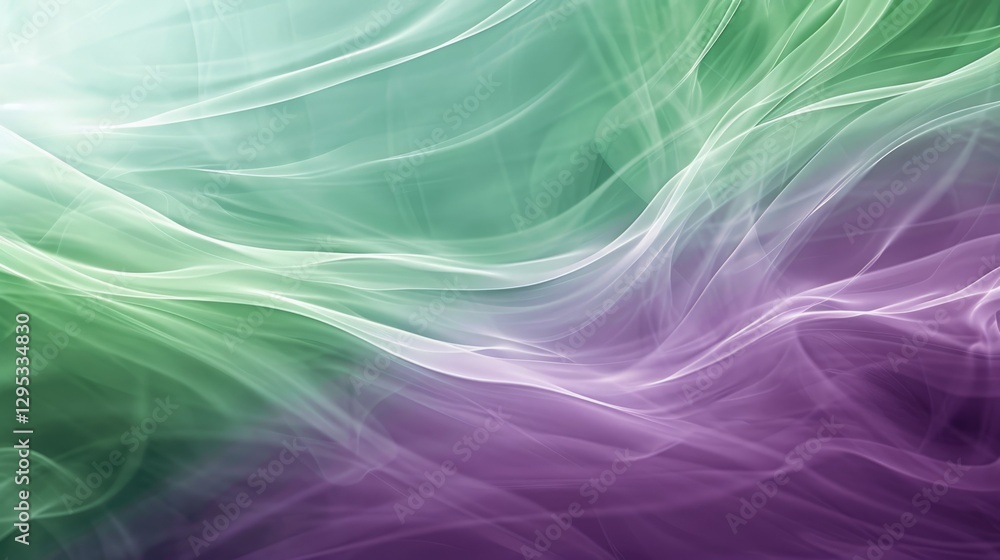Poster abstract network connections with glowing nodes on a blue and purple background. background image of