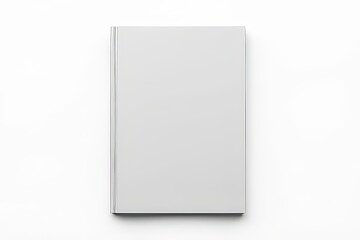 Blank Book Cover Mockup - Design Template for Print Media