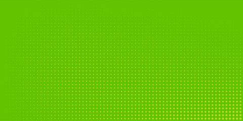 Dots halftone green color pattern gradient texture with technology digital background. Dots pop art comics with nature