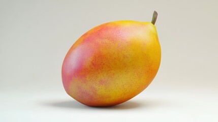 Fresh mango. Mengo on white background
