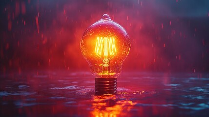 4k animated light bulb color splash: ultra high-definition visual effects, dynamic motion, and vivid cinematic color burst rendered in prores 4444 for creative multimedia productions