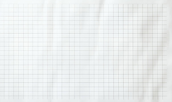 Detailed Grid Paper Texture, Clean White Surface with Fine Black Lines, Ideal for Technical Drawings, Architectural Plans, and Precise Design Work, High Resolution
