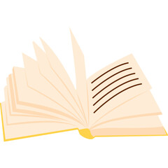 Open Book Illustration