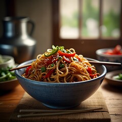 spaghetti with tomato sauce