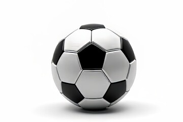 Fototapeta premium Classic Soccer Ball Isolated on White Background for Sports Design