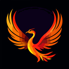 Obraz premium Abstract Phoenix Logo