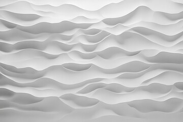 Abstract white waves texture background design