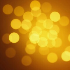 Obraz premium Abstract gold bokeh, shimmering yellow lights, defocused, holiday, yellow