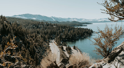 View from the Cave Rock Hike in South Lake Tahoe