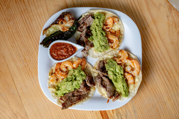 Surf and turf taco