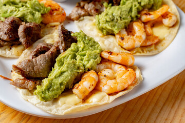 Surf and turf taco