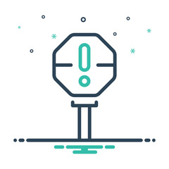 Mix icon for warning