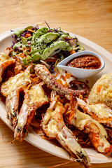 grilled shrimp with cheese
