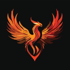 Abstract Phoenix Logo