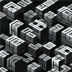 Abstract shapes background pattern 