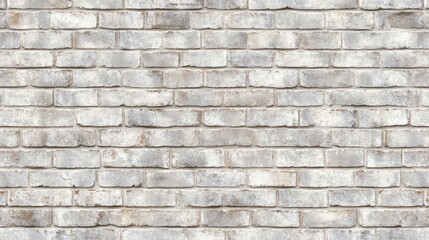 Fototapeta premium Seamless light gray brick wall texture background