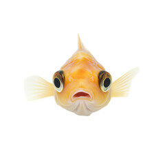 goldfish isolated on white or transparent background 