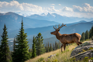 Fototapeta premium animals in their natural habitats